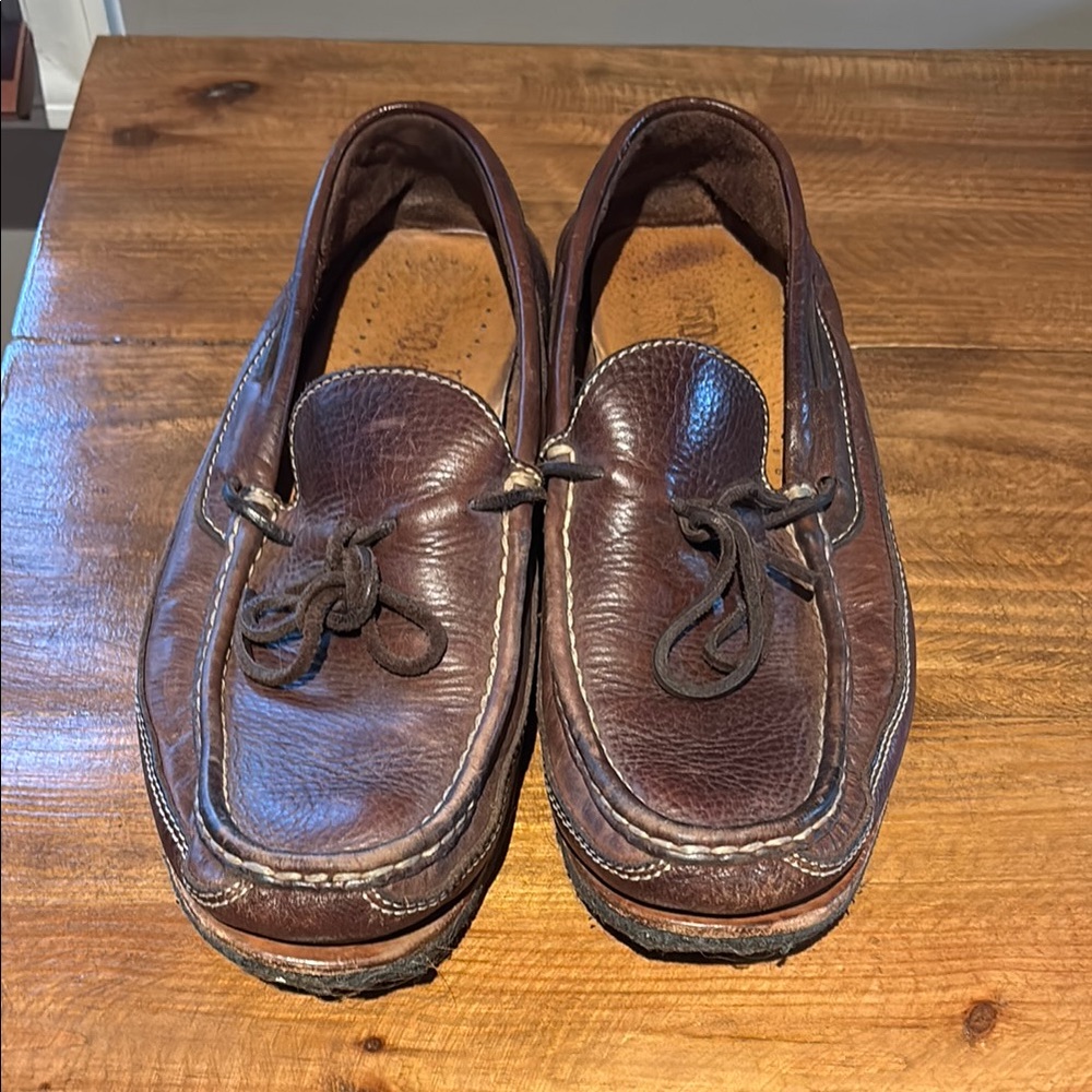 Johnston & Murphy Men's Brown Leather Loafers